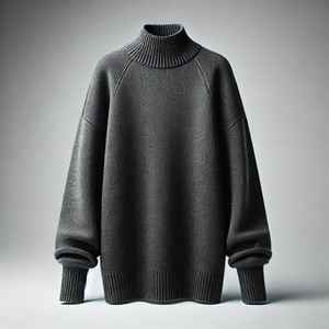 Suéter Casual de Mujer con Estampado de Dibujos Animados, Largo Regular, Tejido, con Botones Cubiertos, Encaje y Flores para Otoño e Invierno - Product Image 6