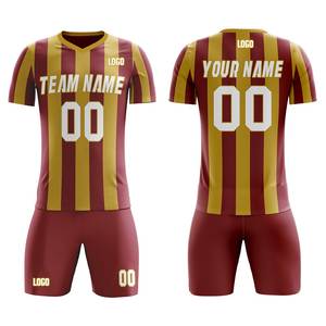 Logo personnalisé économique maillot de football dernière conception uniformes d'équipe sportive livraison gratuite - Product Image 6