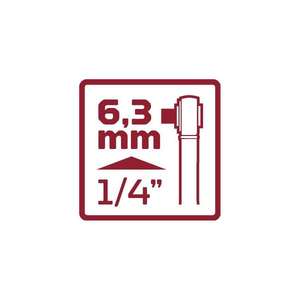 Llave de Trinquete Reversible Gedore de 1/4'' con Mango 2C de 150 mm - Product Image 4