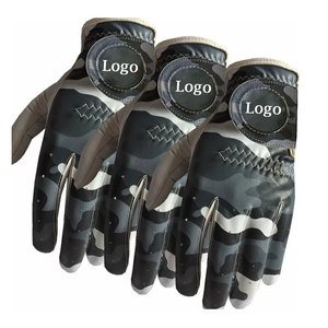 Nouveauté Gants de golf en cuir de mouton Logo personnalisé Gants de golf antidérapants imprimés de marque personnalisés pour hommes - Product Image 2