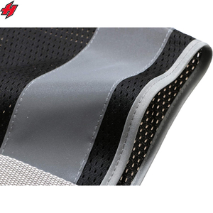 เสื้อกั๊กนิรภัยสะท้อนแสงสำหรับผู้ชายเสื้อผ้าทำงานสำหรับผู้ชายเสื้อกั๊กตาข่าย6กระเป๋าออกแบบโลโก้ได้ตามต้องการ - Product Image 4