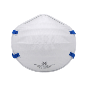 Masker FFP1 sekali pakai berbentuk cangkir 3 lapis bersertifikat CE EN149 dengan klip hidung yang dapat disesuaikan, respirator wajah anti debu berbahan non-woven - Product Image 2