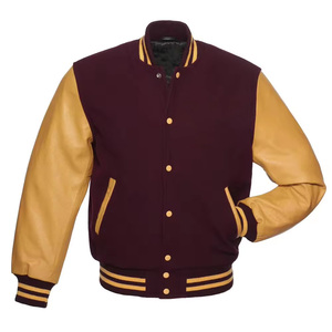 Unisex Premium Quality Letterman <b>Jackets</b> Winter <b>Baseball</b> Varsity <b>Jackets</b> Button Leather Sleeves <b>for</b> <b>Men</b> Plus Size Options - Product Image 4