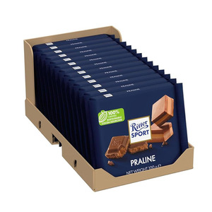 Venta al por mayor Oblea de cacao Relleno Chocolate con leche 100g Venta al por mayor Chocolate exótico Snacks Caramelo de chocolate - Product Image 1