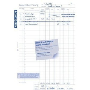 Papel para Recibos de Caja Registradora Avery Zweckform DIN A4, 1 Copia, 2 x 50 Hojas, Sin Carbón - Product Image 2