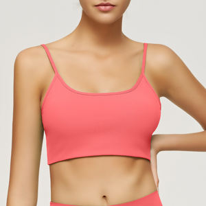 เซ็ตชุดชั้นในกีฬาแห้งเร็วระบายอากาศได้ดีขนาด XL ของผู้หญิงเสื้อครอปโยคะผ้านุ่มปรับขนาดได้ - Product Image 1