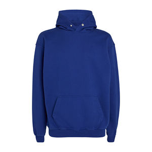 Vente en gros 100% pulls à capuche en coton pour hommes logo personnalisé brodé polaire vêtements d'hiver sérigraphie sweats à capuche unis teints - Product Image 5