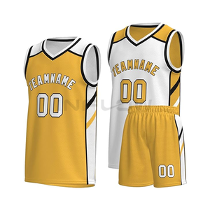 Camiseta de baloncesto personalizada 100% poliéster, ropa de baloncesto, diseños de uniformes, conjuntos de sublimación con patrón de equipo juvenil - Product Image 2