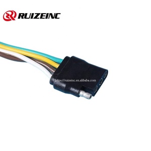 シングルヘッド4コア電源コード車トレーラーコネクタソケット配線ハーネスプラグ - Product Image 4