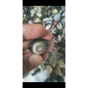Latest Wholesale Polished Agate Big Eyes Natural <b>Stones</b> Figurine Eco-Friendly Home Decor Business Gift - Product Image 2