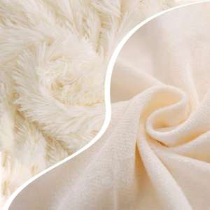 Luxury Crystal Waterproof Woven Polyester 200TC Bedsheet Set Plush Shaggy <b>Fluffy</b> Solid Four Piece Suit <b>Duvet</b> Cover Comforter - Product Image 6