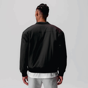 Bajo MOQ ropa casual al por mayor tendencia personalizada deporte bombardero Letterman chaqueta para hombre Abrigos de invierno chaquetas - Product Image 2