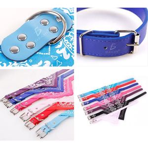 Collier pour animaux de grande taille à libération rapide, bandana de luxe classique, imperméable, durable, imprimé personnalisé, écharpe classique - Product Image 3