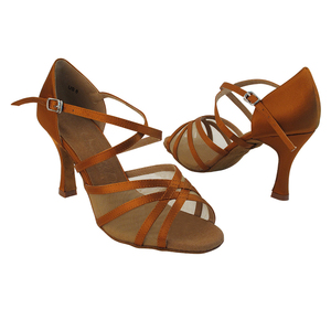 SERA1605 Soft Ballet & Latin scarpe da ballo per Salsa e sala da ballo soletta in gomma e PU molto Fine per ballerini professionisti
