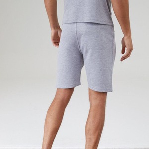 Venta caliente Fitness Polo camiseta y pantalones cortos transpirable 2 piezas conjunto de talla grande diseño personalizado gimnasio desgaste hombres verano conjuntos cortos - Product Image 3