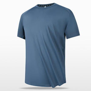 Camiseta Deportiva de Cuello Redondo para Hombre, Transpirable, de Alta Calidad, Secado Rápido, Ajuste Holgado, para Gimnasio, Fitness, Running, 100% Algodón - Product Image 4