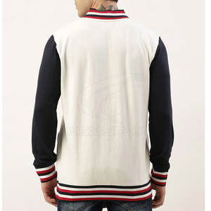 Meilleure qualité High Street Style Letterman veste d'hiver pour adultes col montant avant Logo vente en ligne en stock Letterman vestes - Product Image 2