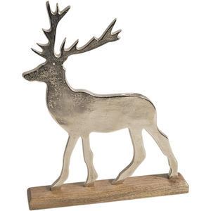 Sculpture de décoration de Noël sur table au design moderne Sculpture de renne en métal de qualité créative faite à la main pour la maison et le mariage - Product Image 6