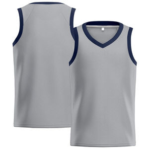 Camiseta de baloncesto personalizada para hombre, último diseño con uniforme transpirable de malla técnica impresa - Product Image 6