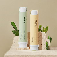 Tube de dentifrice sans air en PP écologique pour emballage cosmétique, sérigraphie, soins de la peau, lotion et bouteille de dentifrice