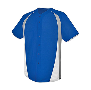 เสื้อเบสบอล OEM Pro Custom แบบขายส่ง ผ้าโพลีเอสเตอร์แห้งเร็ว ติดกระดุม  ปักชื่อและหมายเลข บริการจัดส่งรวดเร็ว - Product Image 6