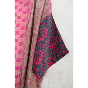 Robe kimono en soie de qualité supérieure pour femmes grandes tailles, décontractée, automne, longueur genoux, avec imprimé floral respirant - Product Image 3