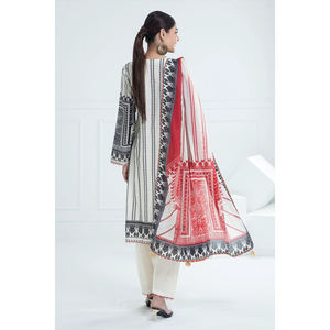 Vestidos de césped paquistaníes Salwar Kameez para mujer, venta al por mayor de Pakistán e India, vestido de césped de 3 piezas para ropa informal - Product Image 2