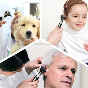 Portable LED Fiberoptic Mini Otoscope Electric <b>Ear</b> <b>Scope</b> for Doctors Students Vets CE ISO OEM Available Reusable Stainless Steel - Product Image 5