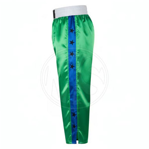 Pantalons de kickboxing écologiques en gros, coupe ample, impression de logo personnalisée, pantalons de kickboxing à vendre - Product Image 2