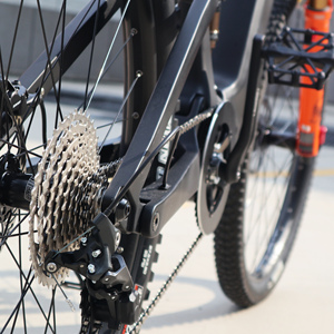 <span class=keywords><strong>FOX</strong></span>-bicicleta eléctrica de carbono, suspensión completa, cuadro Bafang M620, 1000W, Middrive - Product Image 4