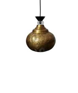 โคมไฟระย้าโมร็อกโกเรืองแสงสีทอง - Product Image 4