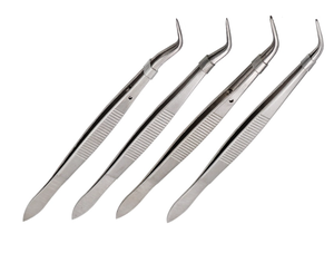 Instrumental Quirúrgico para Ombligo, Pinzas Dentales de Acero Inoxidable en 4 Tamaños, Fórceps con Dientes Serrados para Blanqueamiento, Juego de Instrumental Quirúrgico - Product Image 4