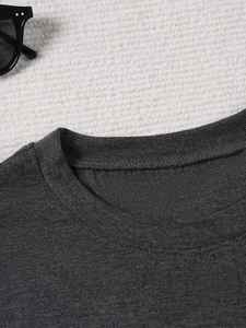 Camisetas de Hombre de Verano 2026, al por Mayor, con Logotipo de Diseñador, Modernas, de Manga Corta, 100% Algodón, de Alta Calidad, Holgadas, con Hombros Caídos, Estilo Vintage - Product Image 5