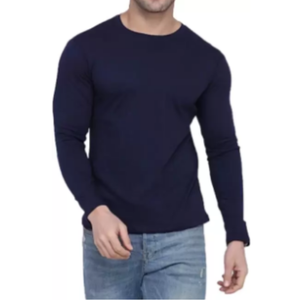 Camisetas formales e informales de algodón para hombre de calidad superior con logotipo personalizado con características de secado rápido y transpirables para la temporada de otoño - Product Image 1