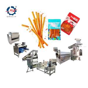 Machine de production automatique de bandes épicées à haute productivité <span class=keywords><strong>La</strong></span> Tiao, grande capacité, en acier inoxydable 304 de qualité alimentaire - Product Image 1
