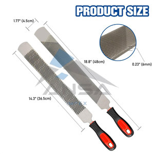 Lima de herradura para pezuña de 18 pulgadas, herramienta de herrador, Lima de pezuña de acero al carbono resistente para recortar, dar forma, caballo, vaca, cabra, burro - Product Image 2