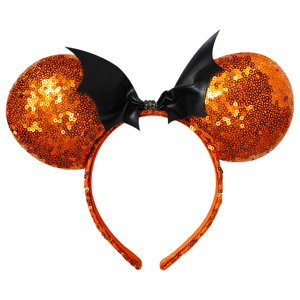 Serre-têtes à sequins Mickey et Minnie personnalisables OEM/ODM – Prix direct usine pour accessoires capillaires (chauve-souris/nœud) - Product Image 2