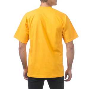 Camiseta de gran tamaño con estampado Dtg liso de algodón 100% para hombre, camiseta personalizada Dtg de alta calidad con serigrafía de peso pesado de 230gsm - Product Image 5