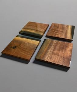 Modern Cup Tea Wooden Green <b>Resin</b> Epoxy Coasters Epoxy <b>Resin</b> Wood Coaster - Product Image 2
