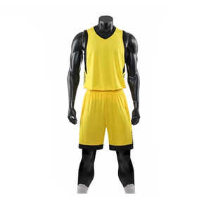 Sublimación de alta calidad Hombres Deportes Kit de baloncesto personalizado Uniforme de baloncesto deportivo personalizado en talla grande - Product Image 3