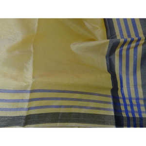 Sari en Tissu Banarasee-Jaune - Product Image 2