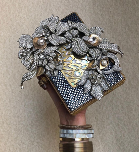 กระเป๋าคลัทช์ไข่มุกหรูหราหรูหราสุดพิเศษสำหรับสุภาพสตรีกระเป๋าถือออกงานกลางคืน - Product Image 5