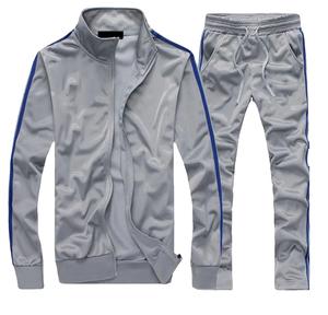 Ropa deportiva 2023, chándal de alta calidad a rayas laterales, chándal deportivo para hombre, última moda, conjuntos de 2 piezas para hombre, logotipo personalizado a granel - Product Image 6