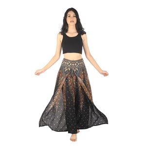 NAPAT CLOTHING Pantalon palazzo évasé à fente fluide et confortable pour femmes PRÊT À EXPÉDIER PP0076-02 - Product Image 1