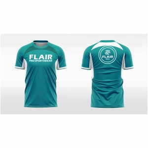 Maillot de football 100% polyester de meilleure qualité Design personnalisé respirant confort devant court coupe automatisée Service OEM disponible - Product Image 5