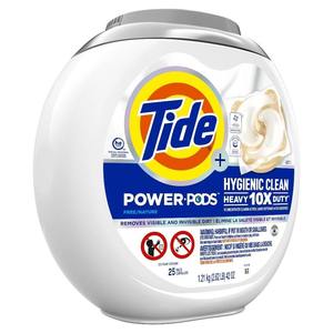Para Tide Hygienic Clean Heavy Duty 10X Free Power PODs 45 Count Detergente para ropa sin perfume para suciedad visible e invisible - Product Image 3