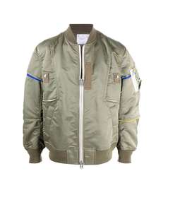 Vestes universitaires bombardier personnalisées unisexe pour hommes vêtements pour hommes veste d'hiver en satin vestes de baseball Letterman en satin - Product Image 2