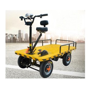 Coche plano eléctrico de logística de China/carro eléctrico carro plano eléctrico con asiento para transporte de carga coche plano - Product Image 5