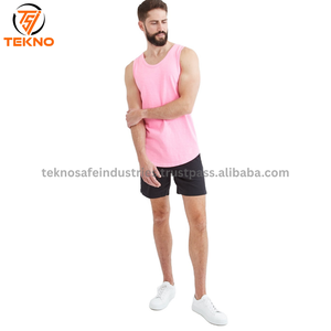 Logo personnalisé 100% coton spandex sans manches débardeur d'entraînement pour hommes derniers vêtements de fitness de qualité pour la course et le fitness - Product Image 5