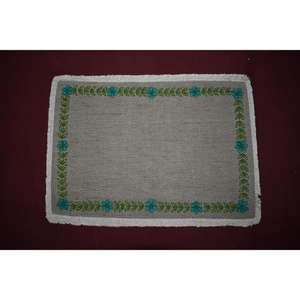 Handcrafted Fiber Table Mat Meal Presentation Shield <b>Thermal</b> Blocking Placemat Export Ready Table Mat For Sellers - Product Image 1